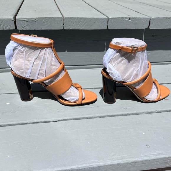 Franco Sarto Ollieglad Camel Strappy Heel Size 8 - Picture 10 of 10